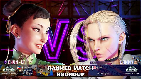 Kuya Kalbo SF6 Ranked Match Roundup. Chun Li Master Rank [Hori Fight Stick]