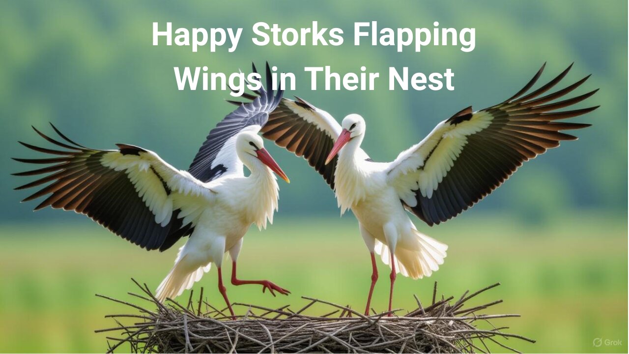 Storks Happiness Unforgettable