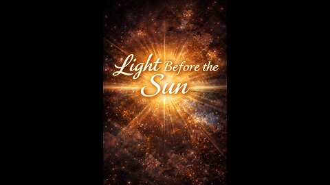 Light Before The Sun #truthmatters #holy #bible #trust #holyspirit #light #darkness #godslight #love