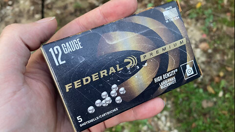 Federal “High Density” 12 Gauge Buckshot Range Test