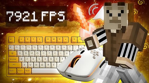 7000fps SUPER Smooth Bedwars ASMR Keyboard + Mouse Sounds | Hypixel Bedwars