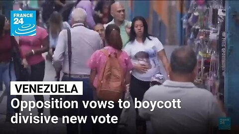 Election day in Venezuela: Opposition vows boycott