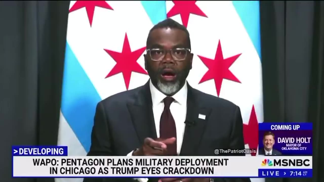 Chicago Mayor Brandon Johnson Calls On Citizens To Rise Up Against Trump Administration