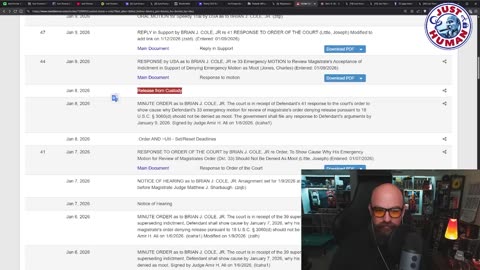 J5 Pipe Bomber Update: Did Cole Get Released for a Day? Almost. Maybe.