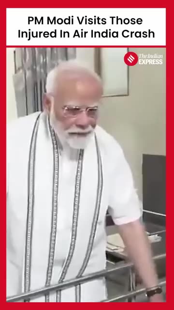 AI-171_Crash__PM_Modi_Visits_Those_Injured_In_Crash