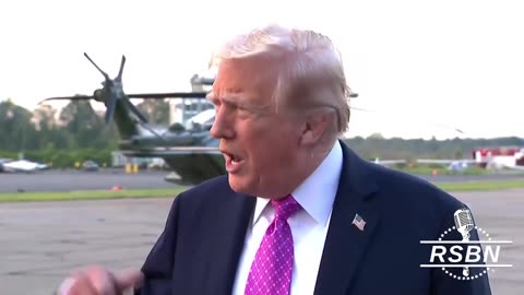 Donald Trump says, “The Problem Is On The Left”
