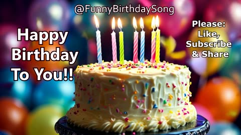 Happy Birthday To You (Blues Rock) | Funny Birthday Song with Bluesy Attitude