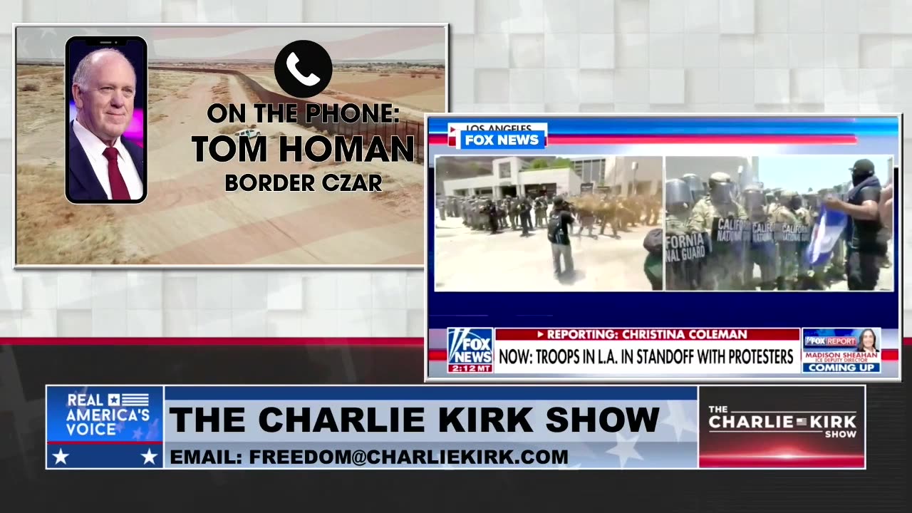 Tom Homan Claps Back at Gavin Newsom's Taunts: If He Refuses to Protect His Community, We Will