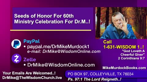Re-Air: Wisdom Moments With Mike Murdock..!!!