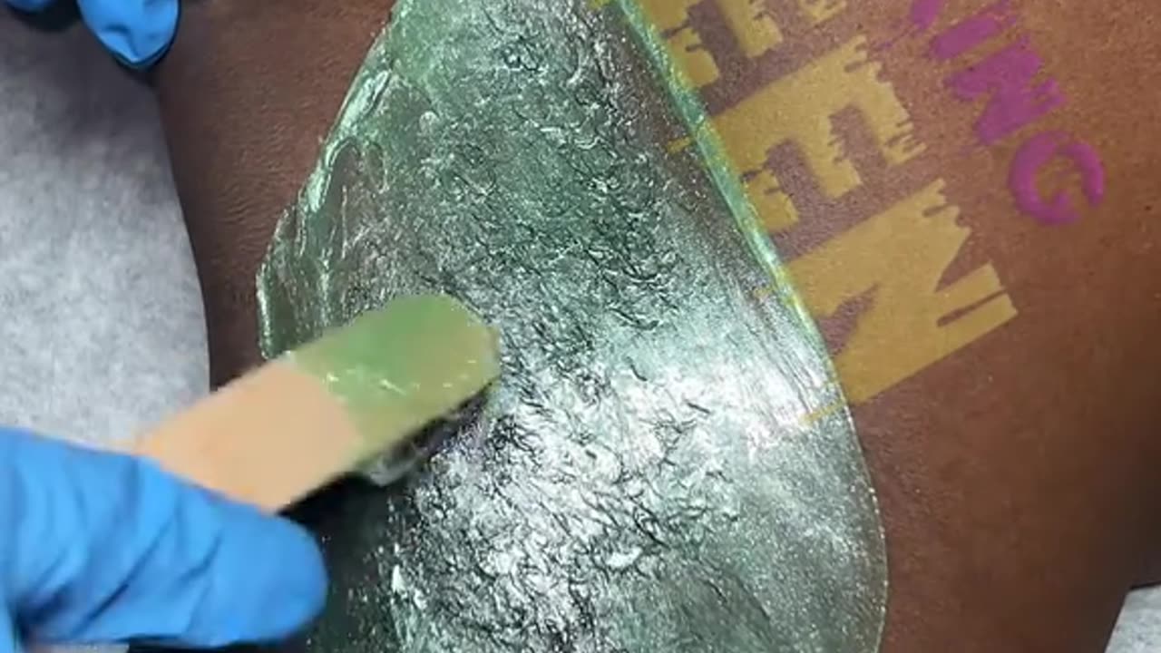 💚 Underarm Waxing with Sexy Smooth Emerald Enchantment Hard Wax | @waxingqueenadventures