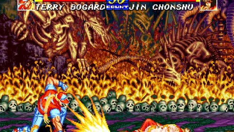 Fatal Fury 3 Terry vs Jin Chonsu & Jin Chonrei (Level 8)