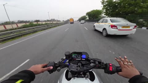 NS400 Mileage Test on Different Modes - RAIN_ SPORTS_ ROAD _ XP-95 Petrol