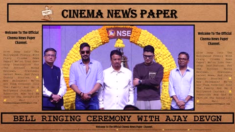 BELL RINGING CEREMONY WITH AJAY DEVGN ( RAID - 2 )