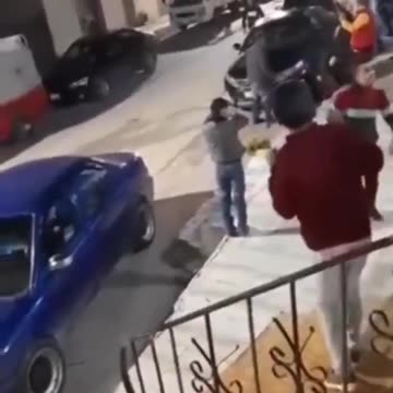 He arrived home after being in jail for years, and got wacked..