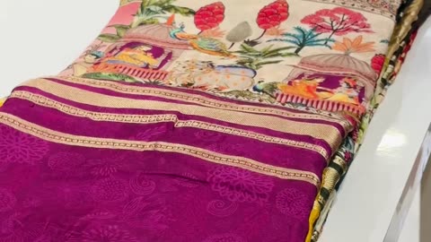 Pure Mysore silk sarees ₹8699 Gatti Border