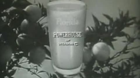 Commercial - Florida Orange Juice w Mickey Mantle (Great for Screwdrivers)