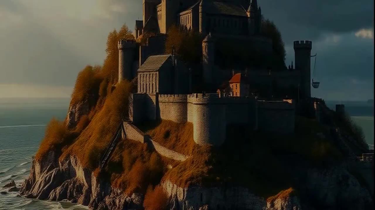 سر قلعة مونت سانت ميشيل : بين البحر والسماء #فرنسا #تاريخ #سياحة