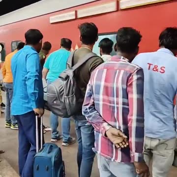 Indian guy tries to steal a train ride.. ends up losing his dog