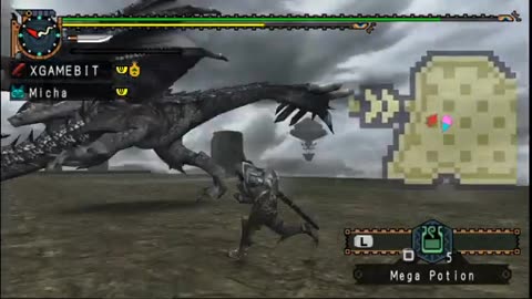 Monster Hunter Freedom Unite HD Psp PC Gameplay Part 53, 9 star Boss Fight Silver Rathalos. #capcom