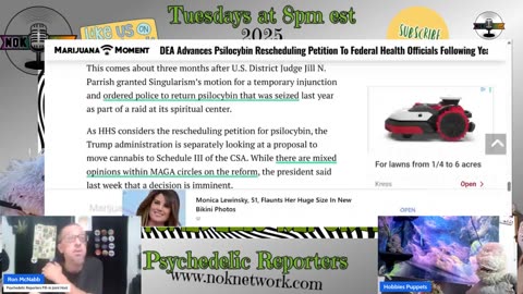 Psychedelic Reporters Ep171 August 26th, 2025
