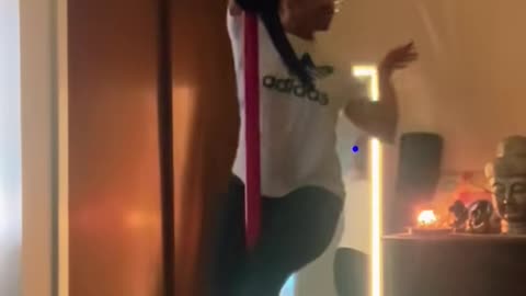 Cat Makes the Best Pole Double