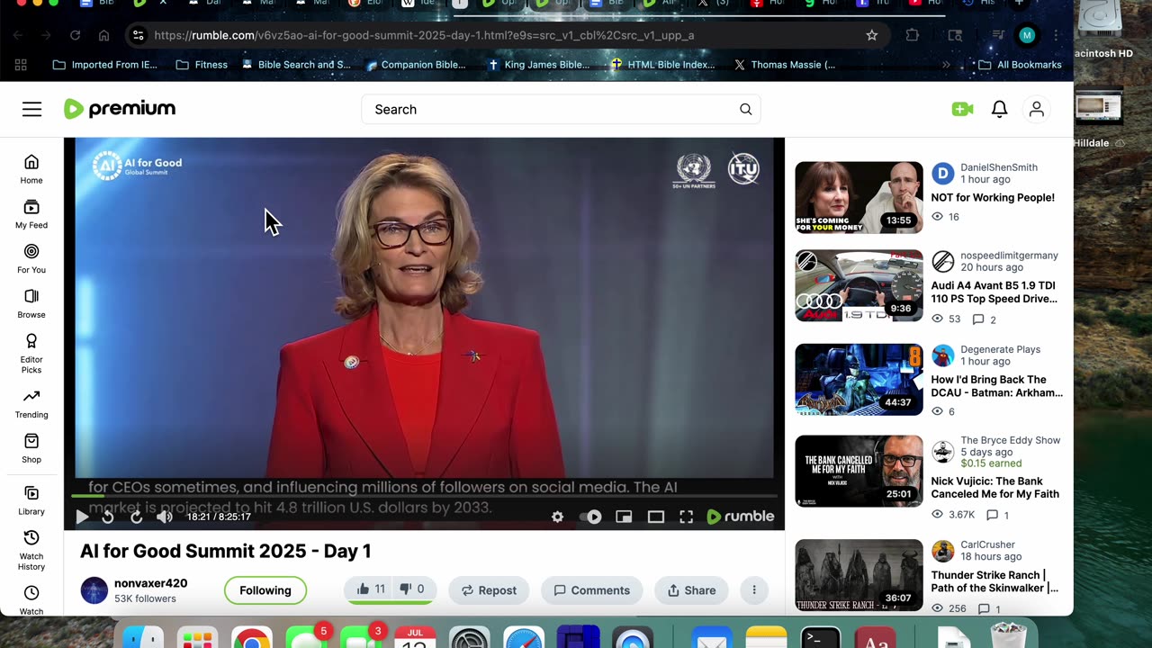 AI (Unholy Spirit) for Evil) Summit (Zec 4:7 mt) to be destroyed by the HOLY SPIRIT#3