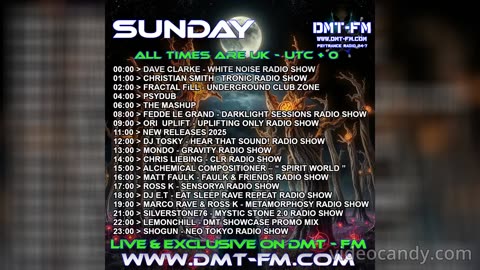 DMT FM Weekly Schedule Monday 05/05/2025 - Sunday 11/05/2025