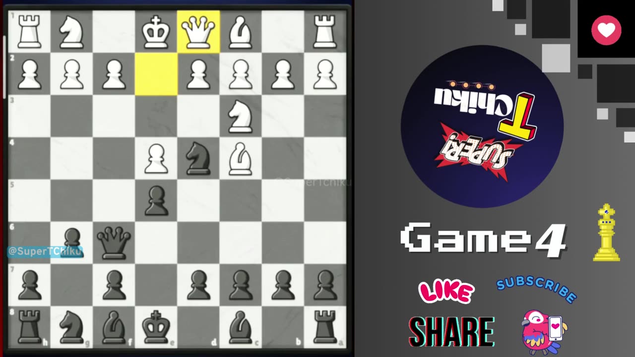 Watch the full video of #chess #game4 to see the risks, and unexpected turn!