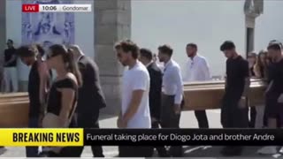 Police called to Diogo Jota funeral after mourners took pictures of Liverpool star's grave