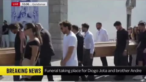 Police called to Diogo Jota funeral after mourners took pictures of Liverpool star's grave