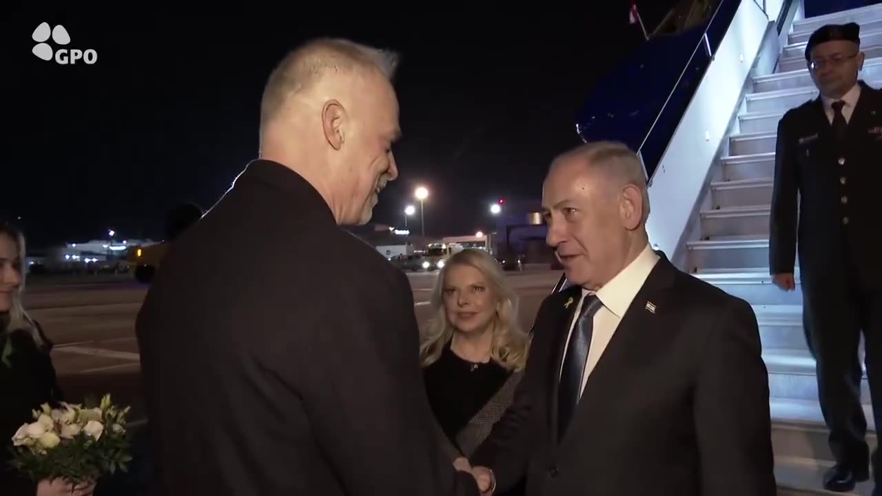 Prime Minister Benjamin Netanyahu and his wife Sara Netanyahu landed in Hungary tonight