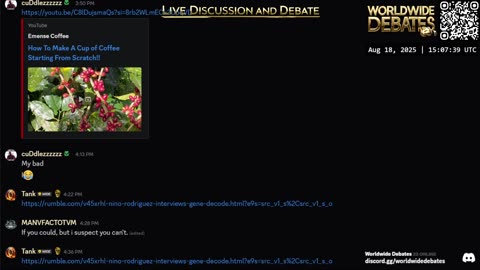 0024 - Worldwide Debates LIVE - YouTube/Rumble/Twitch/Kick
