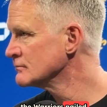 Kerr Benches Green After Sideline Clash