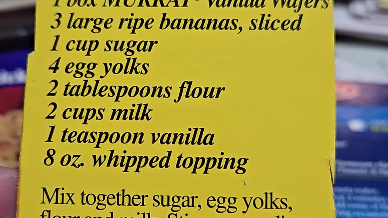 Recipe for Old Fashioned Nana Pudding Make from Scratch recipe