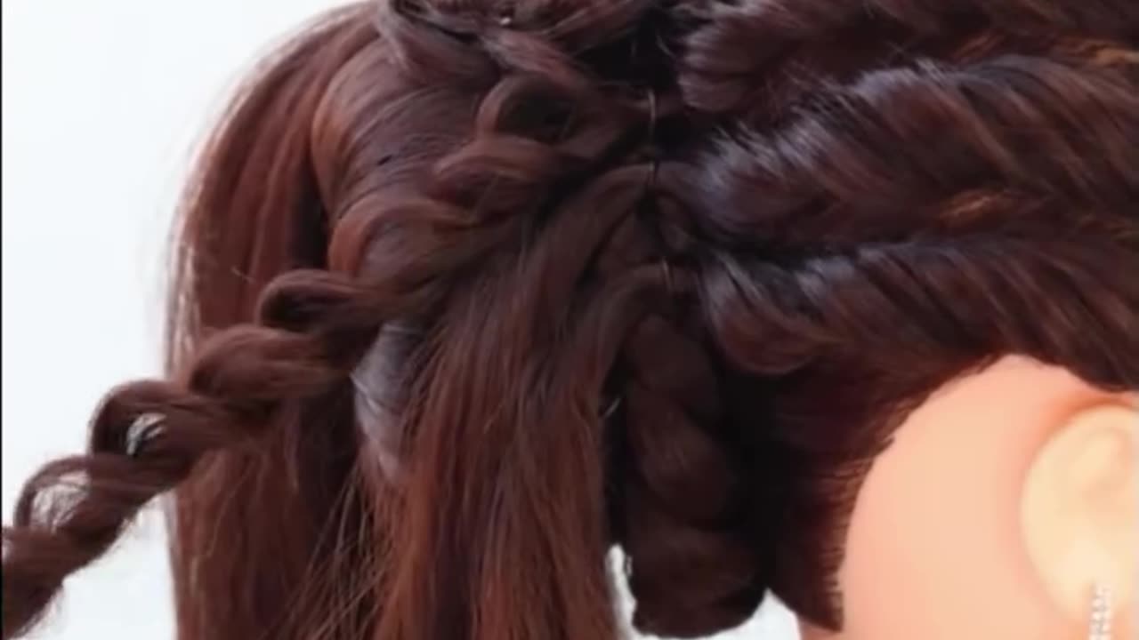 Makeup hair style easy making
