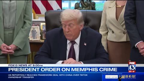 President Trump signs memorandum for National Guard in Memphis
