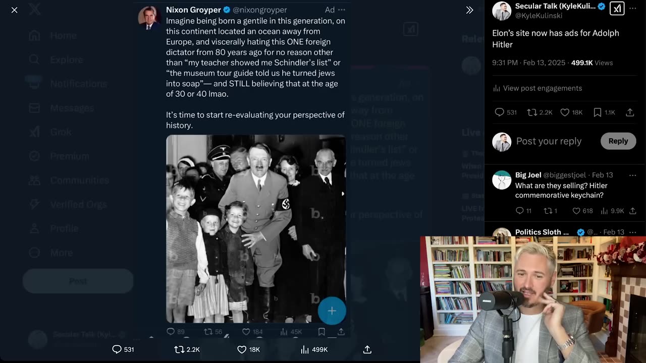 Elon’s Twitter Now Has Adolf H*tler Ads _ The Kyle Kulinski Show