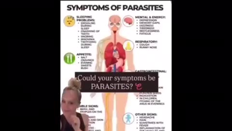 SYMPTOMS OF PARASITES