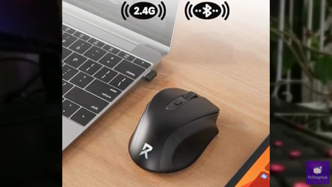 Redragon Wireless Mouse BT5.0/3.0 & 2.4G, 6 Buttons, 5 Level 4000DPI Bluetooth M