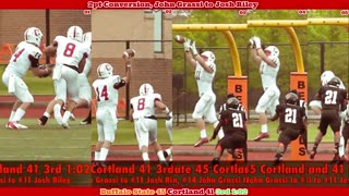 Prototype 400: Cortland's 2pt conversion, John Grassi to Josh Riley vs Buffalo State