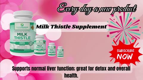 Unlock the Benefits of PurePremium Milk Thistle: Nature's Best for Liver Health!