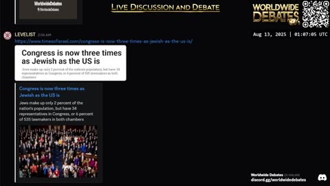 0015 - Worldwide Debates LIVE - YouTube/Rumble/Twitch/Kick