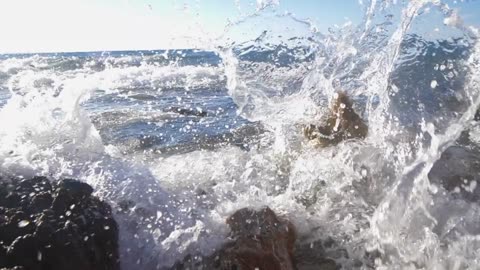 Ocean, storm, sea