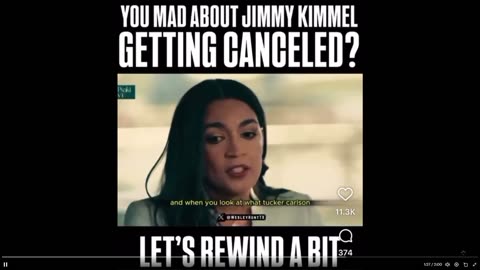 A little extra ammo the next someone says how horrible that Kimmel was fired