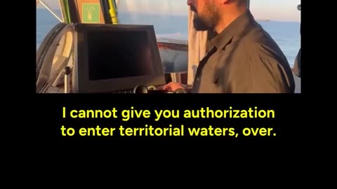 The ‘Conscience’ is still stranded in international waters