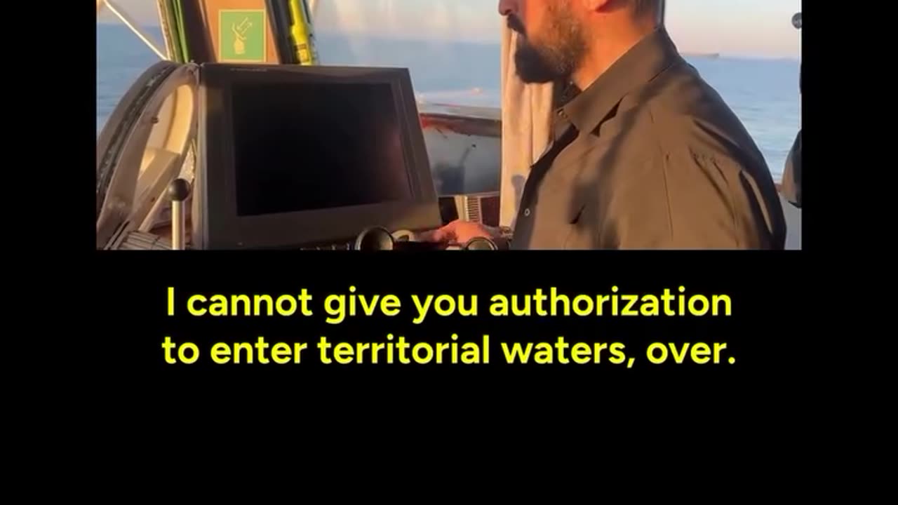 The ‘Conscience’ is still stranded in international waters