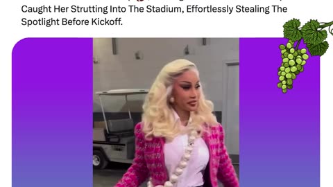 Cardi B Stole The Spotlight With A Bold Entrance At New England Patriots Vs. New York Jets.