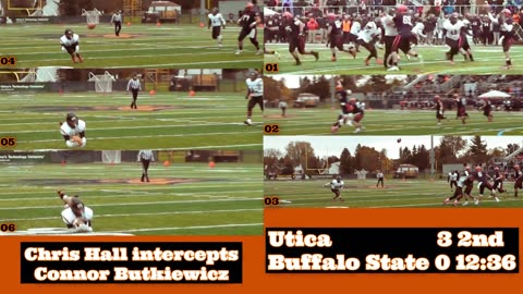 Prototype 331: Buffalo State's Chris Hall with the INT vs Utica