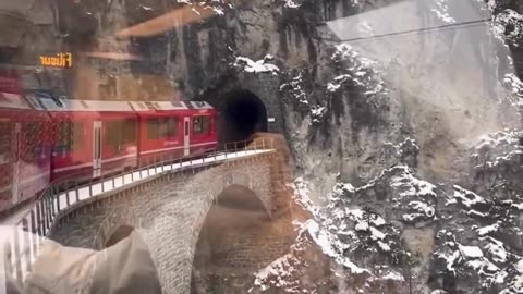 Alpine Magic on the Bernina Express 🏔️🌨️