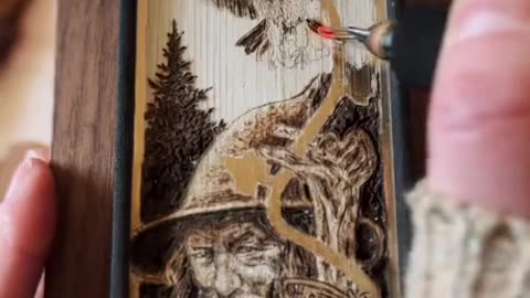I bet you could do something like this fast w_ a heated metal die w_ an image on it